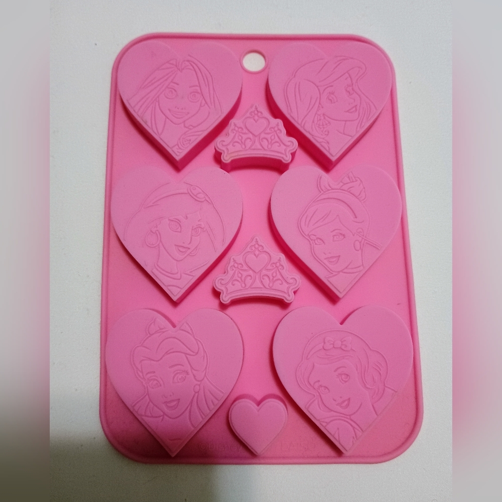 Pink Disney Princess Silicone Mold